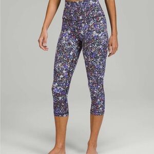 Lululemon Align High-Rise Crop 21" - Flower Burst Multi